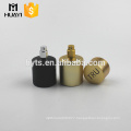 2018 best selling cylinder round empty perfume bottle 60ml with black and gold cap